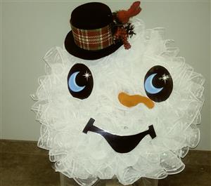 Snowman Wreath Craft