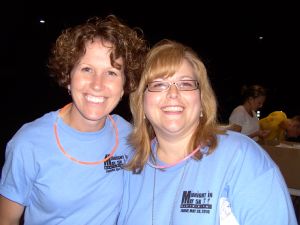 Co-Race Directors Angie from OSS and Debra from YTRec